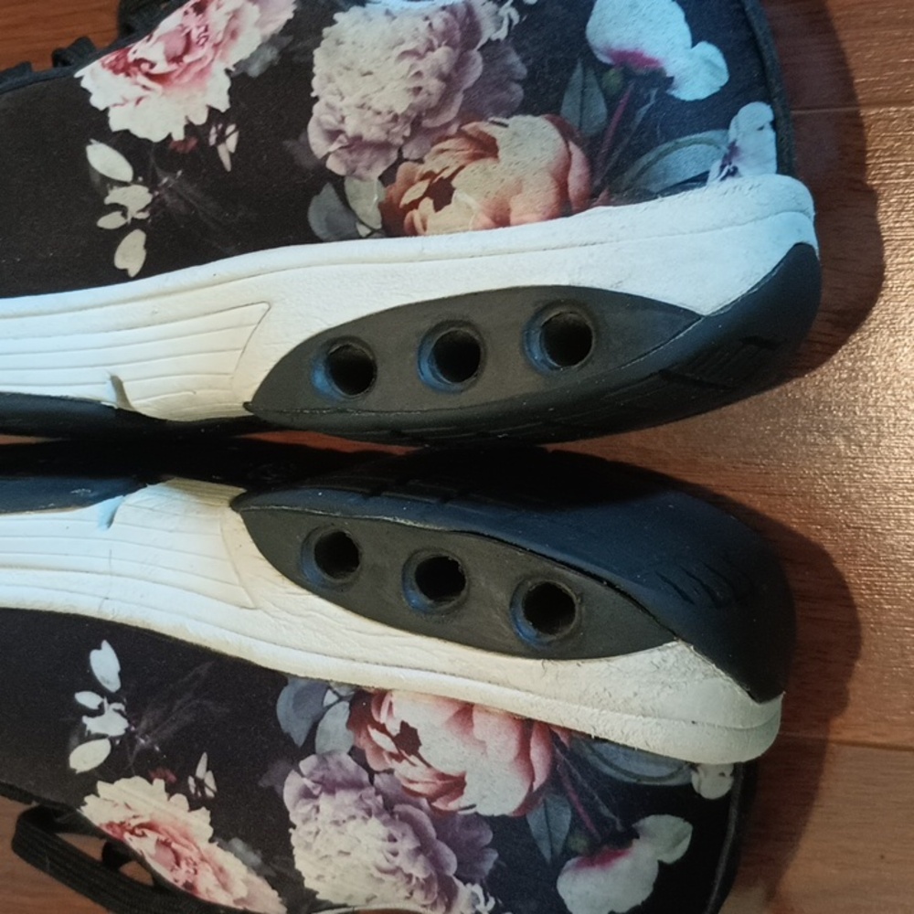 Therafit Paloma W410171K Black Floral Size 9 - Picture 7 of 16